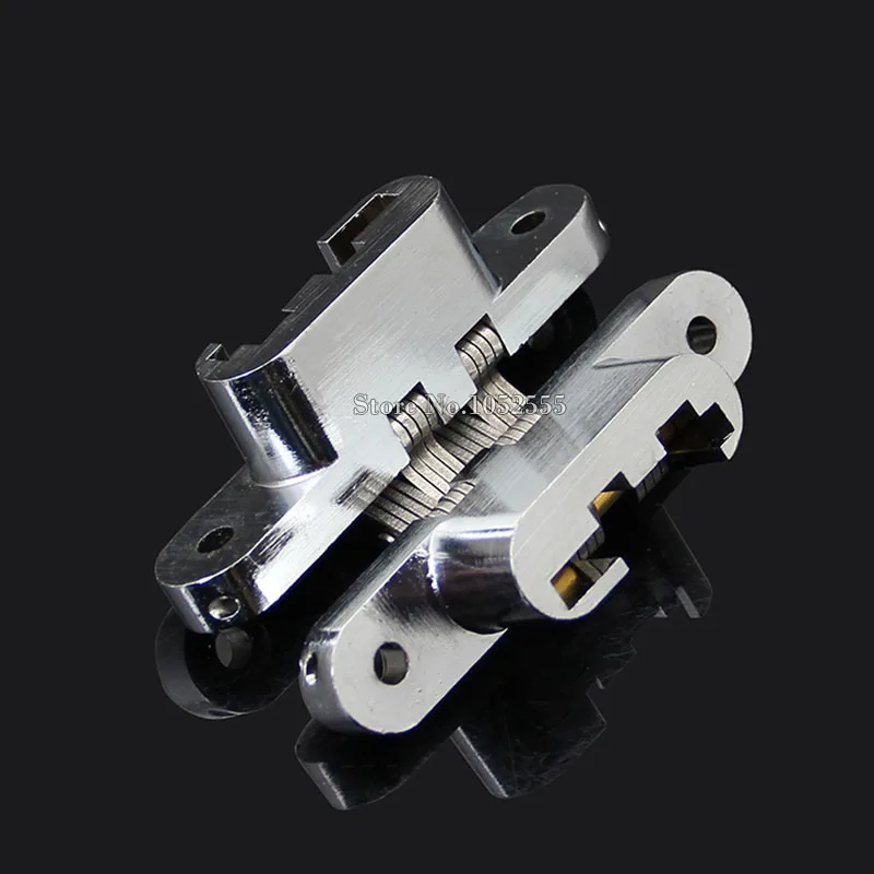 Невидимые скрытые перекрестные дверные петли из нержавеющей стали 10 шт. 19x95 мм