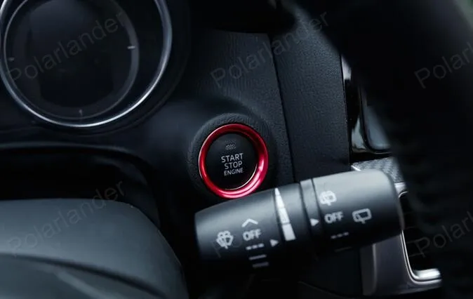 Зажигание украшение с кольцом для ключей наклейка крышка 3 вида цветов авто