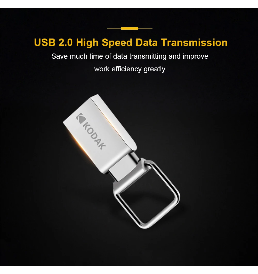 Kodak K112 мини металлический USB флеш-накопитель 16 ГБ 32 ГБ 64 ГБ флеш-карта памяти, Флеш накопитель U диск USB2.0 флешка