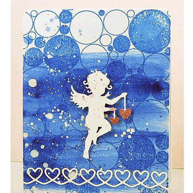 Love Goddess Son Cupid Scrapbooking Dies Metal Embossing DIY Paper Card Album Making Handicraft Stencil Template Decoration | Дом и сад