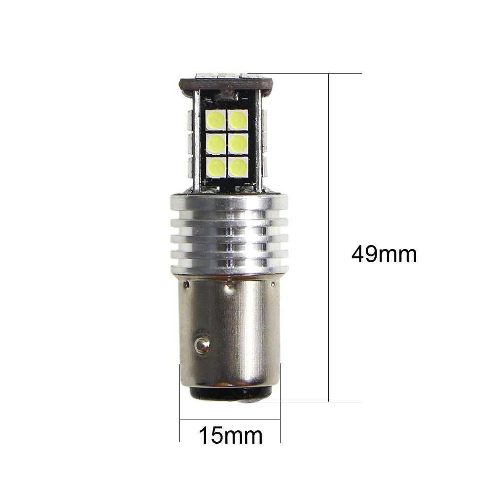 KEIN 2 шт. высокое качество BAY15D P21W 1156 P21/5W 1157 BA15S 3030 Автомобильные светодиодные огни