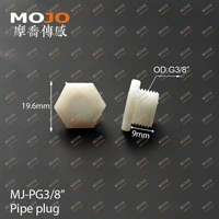 2020 free shipping mj pg38 pipe fittings connectors thread plug100pcs
