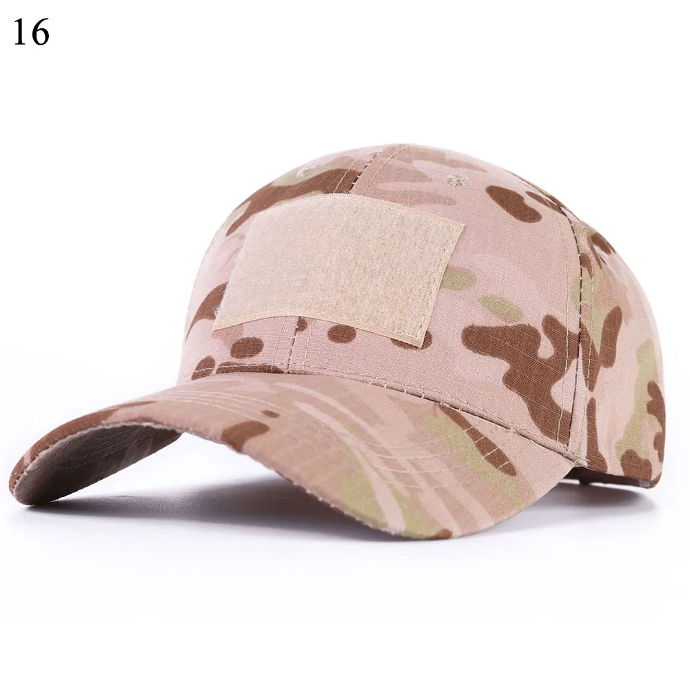 16 Унисекс камуфляж Snapback военный тактический патч в виде шляпы армейская тактическая бейсбольная Кепка унисекс ACU CP пустынный камуфляж головные уборы для мужчин и женщин - Цвет: 16