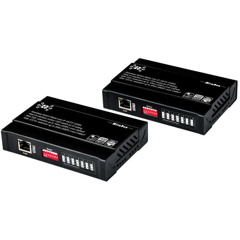 HSV701 HDMI матричный передатчик и приемник 383 фута по TCP IP с управлением веб