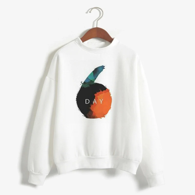Kpop Day6 толстовка женская с длинным рукавом Crewneck толстовки осень зима теплые флисовые толстовки унисекс одежда уличная Moletom - Цвет: 6