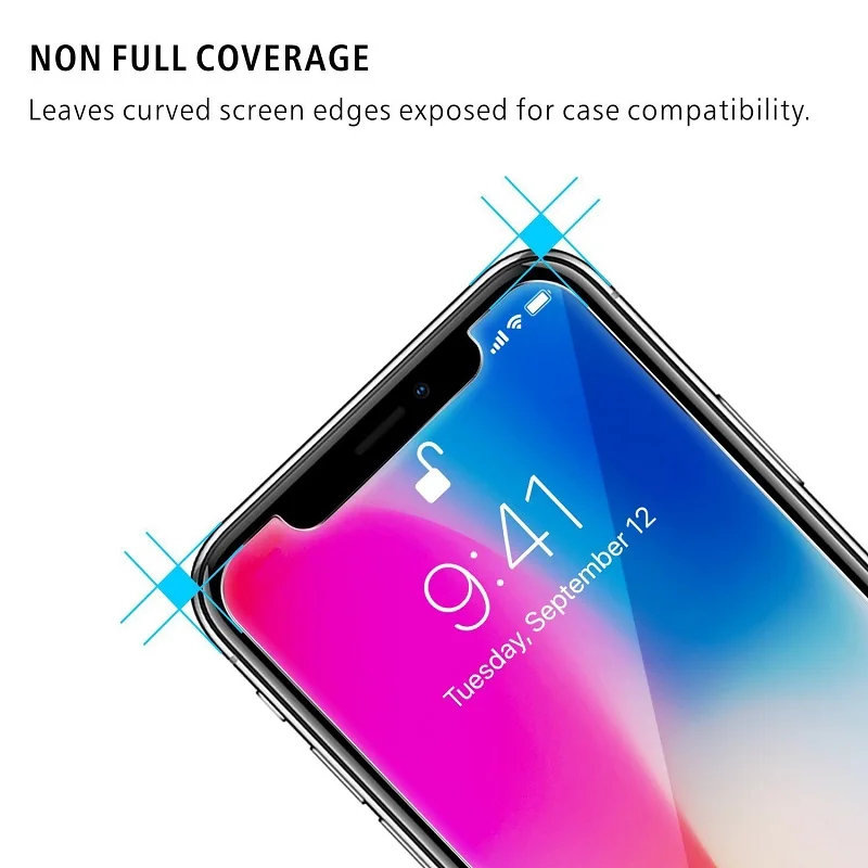 JGKK 9H прозрачное переднее + заднее закаленное стекло для Apple iPhone X 10 5 5S SE 6 6S 7 8 Plus