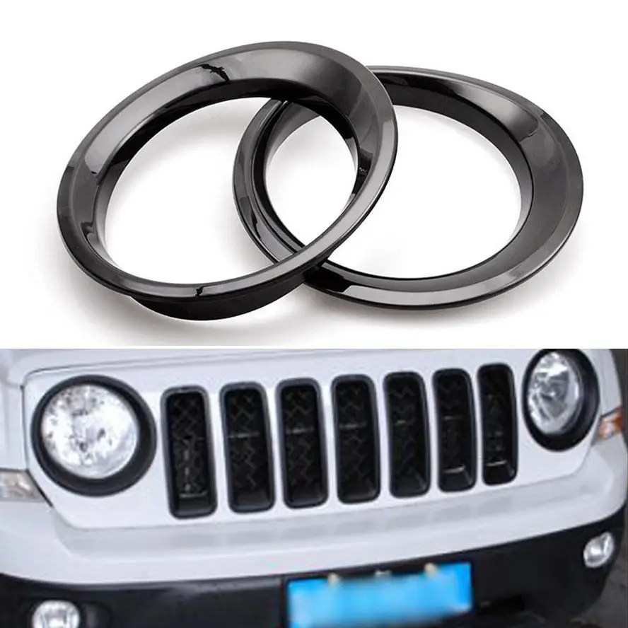 2 шт. накладки на переднюю фару автомобиля из АБС-пластика для фар и комплект