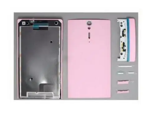 Новый полный корпус для Sony Xperia S LT26i LT26 передний средний + Крышка батарейного