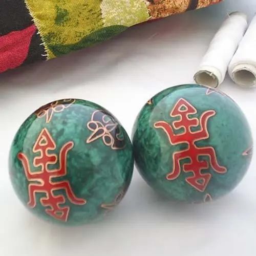 50 мм 40 Перегородчатые шарики baoding w/китайский почерк долговечность в нескольких