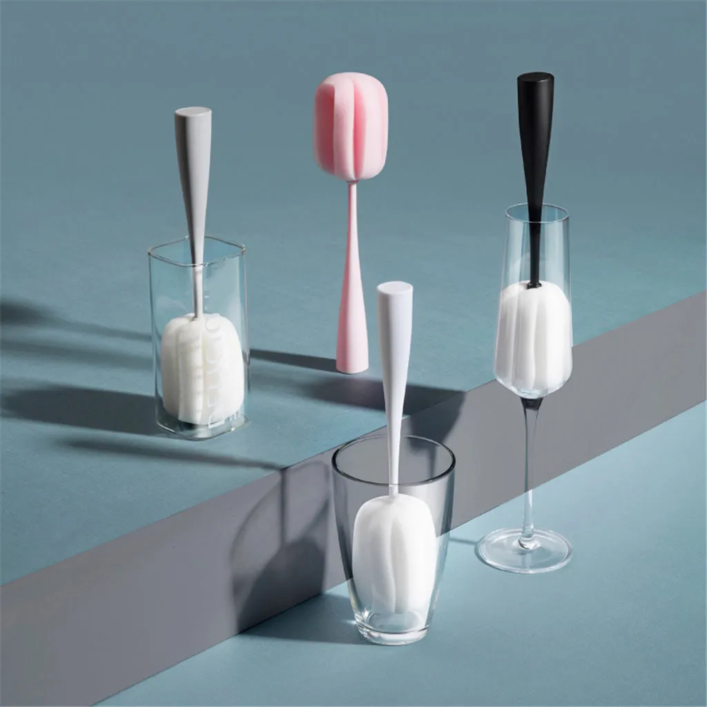 Чистящая Щетка для кухни ручка губка чашка бутылки стекло моющий чистящий