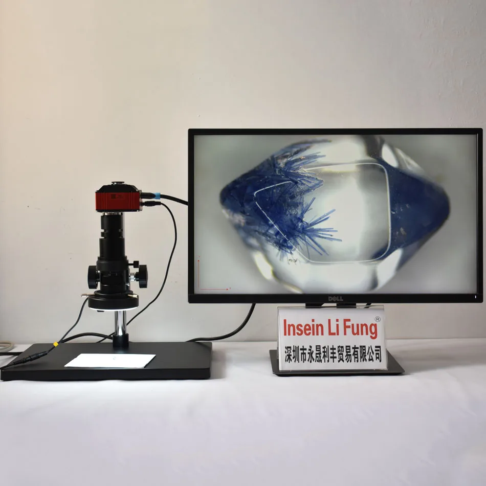 FHD SONY сенсор 4K микроскоп камера HDMI Многофункциональный интеллектуальный измерительный+ 20-180X полный фокус C-Mount объектив+ светодиодный+ подставка