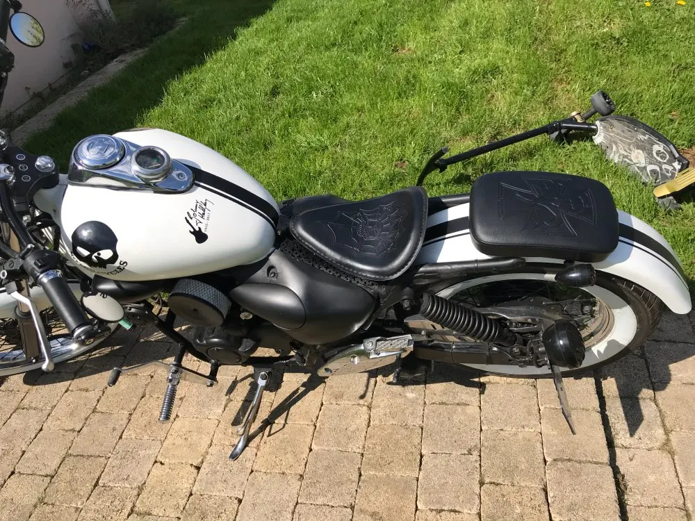 Подушка заднего пассажирского сиденья мотоцикла подушка на присоске для Harley Dyna