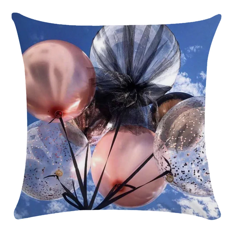 45*45 см новый милый и романтичный наволочка с воздушным шаром для девочек