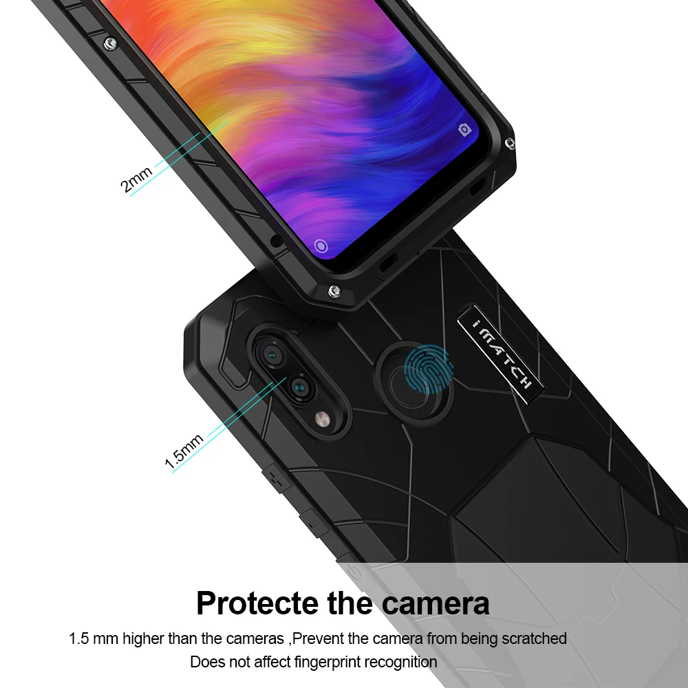 Чехол-накладка для Xiaomi Redmi K20 Note 7 8 Pro из закаленного стекла |