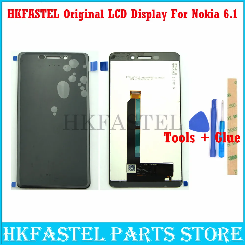 Оригинальный ЖК дисплей HKFASTEL для Nokia 6 1 Nokia6.1 N6.1 nokia6 2018 2 поколения сенсорный экран