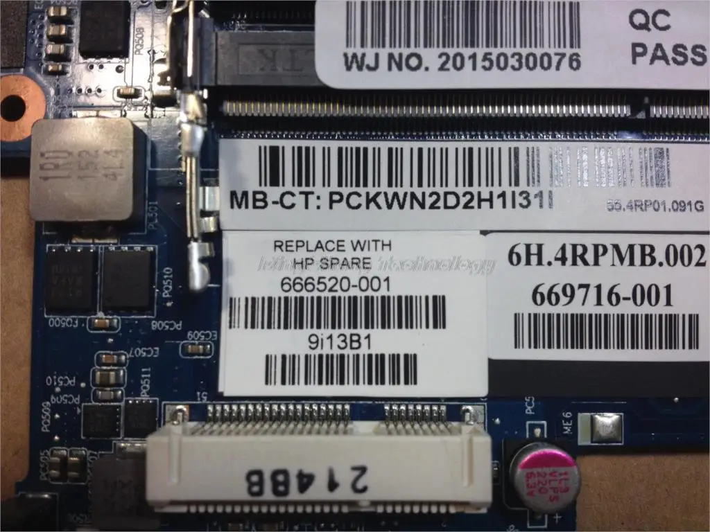 

Laptop Motherboard For HP Pavilion DV7 DV7-6000 DV7Z-6100 666520-001 DDR3 HD6750/1G Mainboard