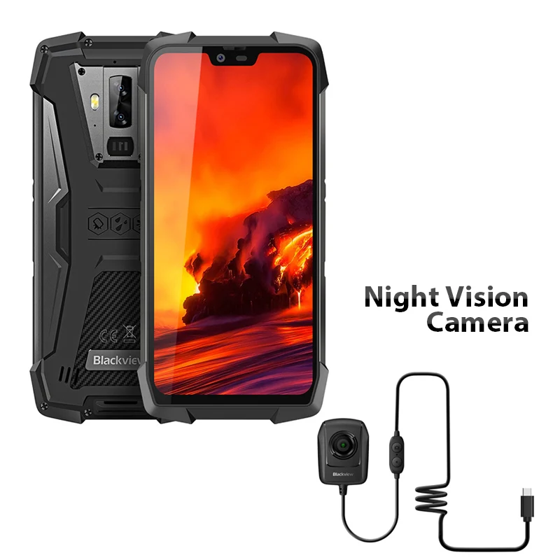 Add Night Vision Cam Blackview BV9700 Pro IP68 водонепроницаемый смартфон Helio P70 6 ГБ+ 128 Гб 16 МП камера ночного видения Android 9,0 прочный мобильный телефон - Цвет: Add Night Vision Cam