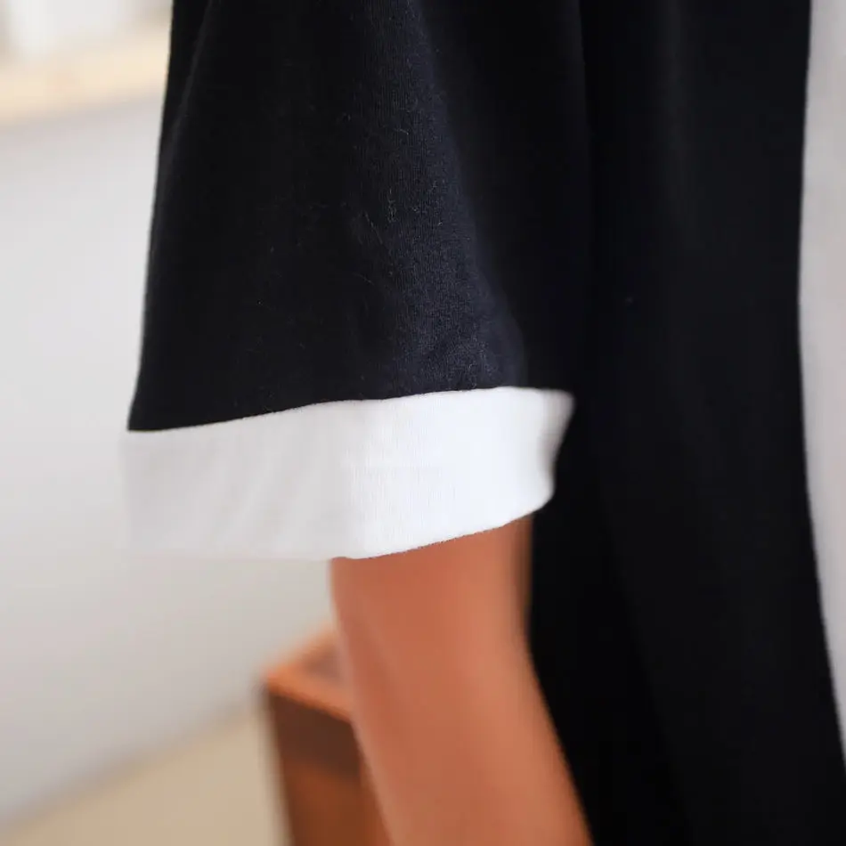 Мультфильм животных соединены черный Свинья взрослых Пижама Мужская пижама