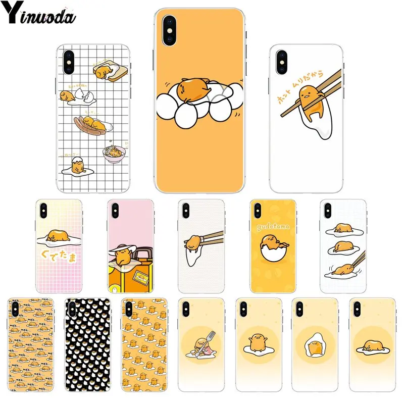 Yinuoda Милый gudetama ленивое яйцо новое поступление чехол для мобильного телефона Apple