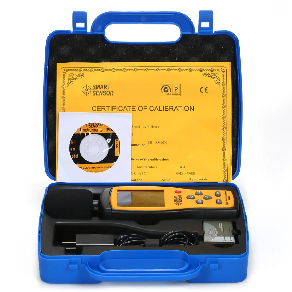 Цифровой измеритель уровня звука цифровой Noisemeter ЖК дисплей уровень громкости