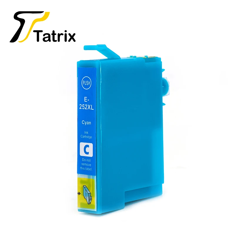 Tatrix для Epson 252XL совместимый картридж с чернилами T2521XL Применение рабочей силы WF 3620