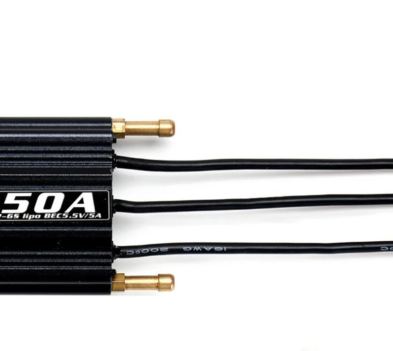1 шт. FLYCOLOR 50A 70A 90A 120A 150A водонепроницаемый ESC RC лодка водяное охлаждение