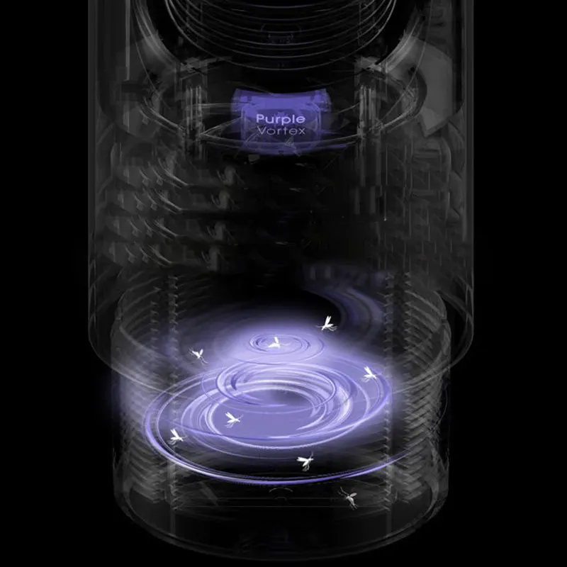 2018 New Design Portable Mosquito Killer Lamp Purple Vortex LED Electronic Trap Pest Repeller Radiation-free | Лампы и освещение