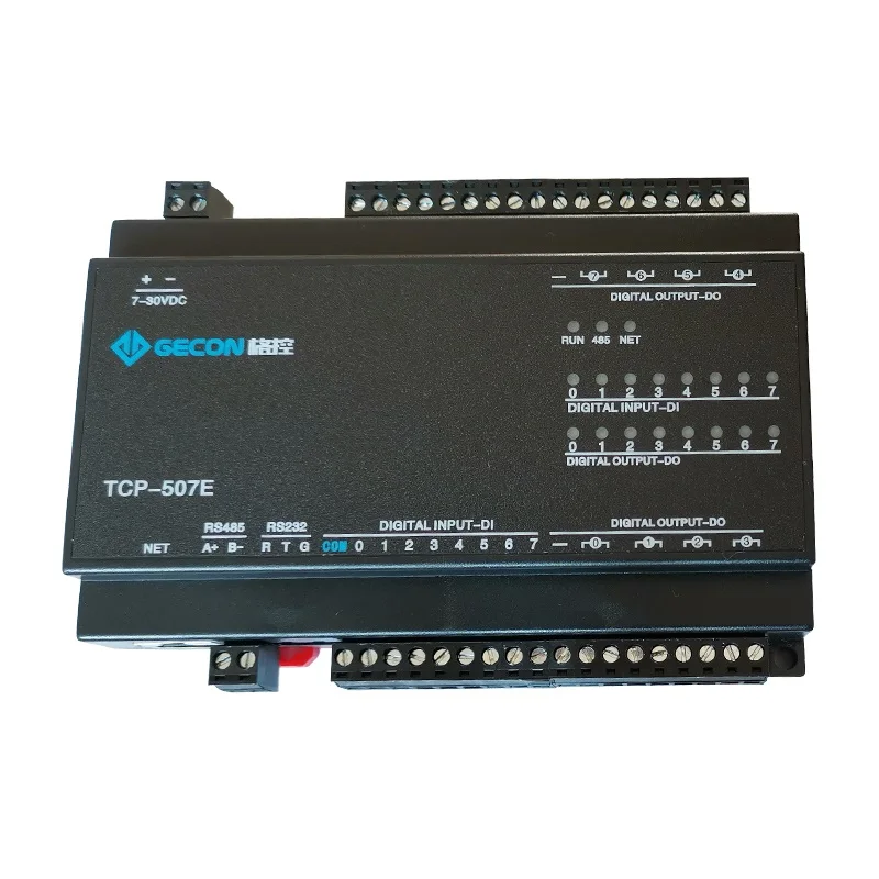 Релейный выход 8DO коммутационный вход 8DI порт RJ45 модуль TCP Ethernet IO контроллер