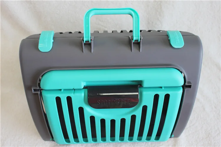 Новый складной зоотоваров автомобильной чемодан собак и кошек клетка домашние
