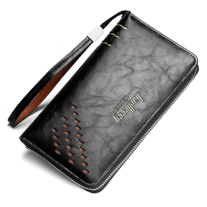 2018 Новое поступление Для мужчин Женские Кошельки бренд Дизайн на молнии клатч