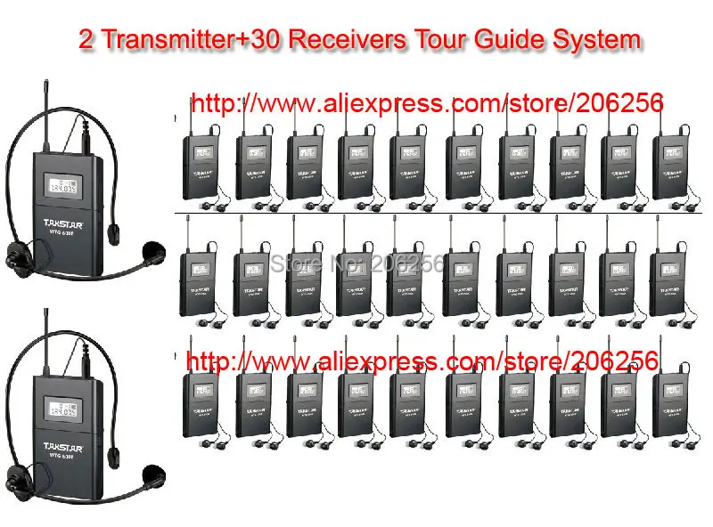 2016 Новый гид Takstar WTG 500 UHF Беспроводная аудиосистема для туристического