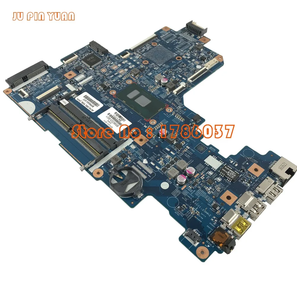 Ju pin yuan 859033-601 859033-501 448.08E01.0021 для hp notebook 17-X series Материнская плата с i5-7200U ЦП полностью протестирована