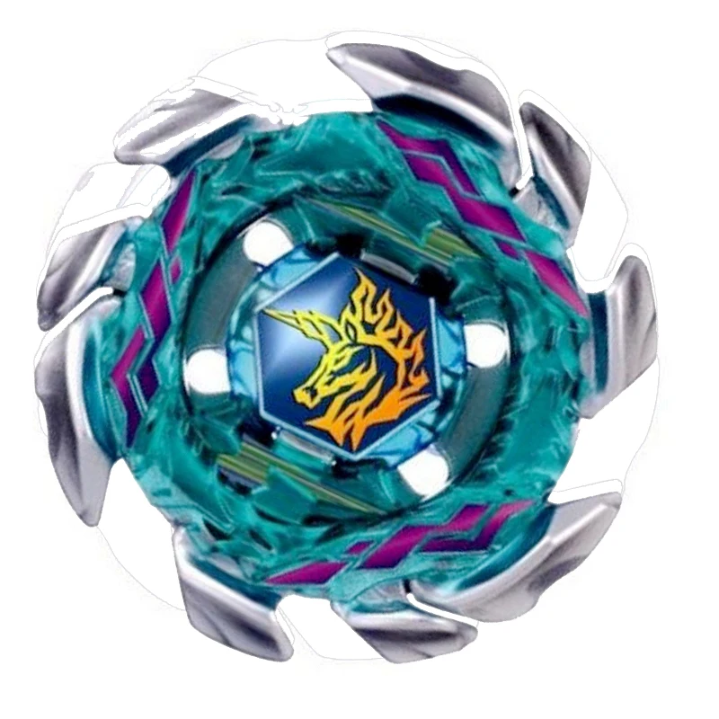 

oMoToys Beyblades 4D Set Blitz Striker Unicorno BB117 with Ripcord Launcher