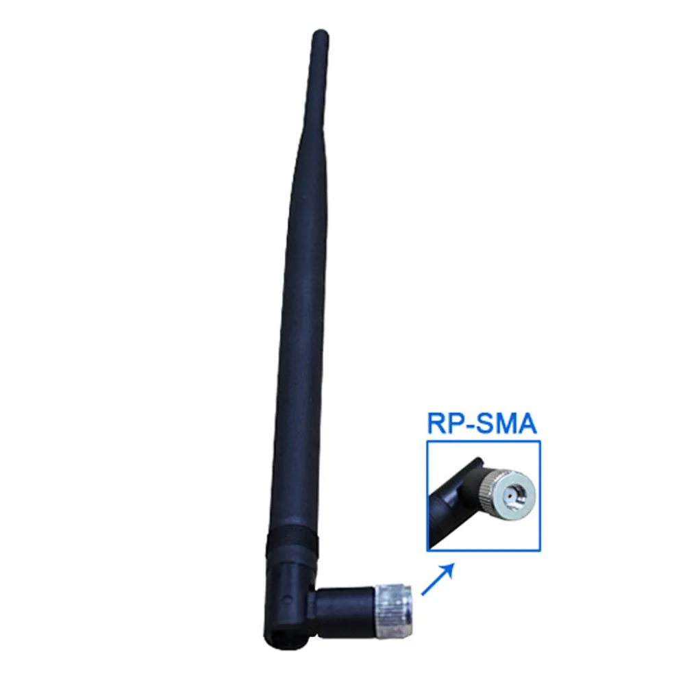 1 шт. 2,4 ГГц 7DBI wifi антенна высокого качества Сильный усилитель сигнала RP SMA разъем для роутеров 27,5 см длиной