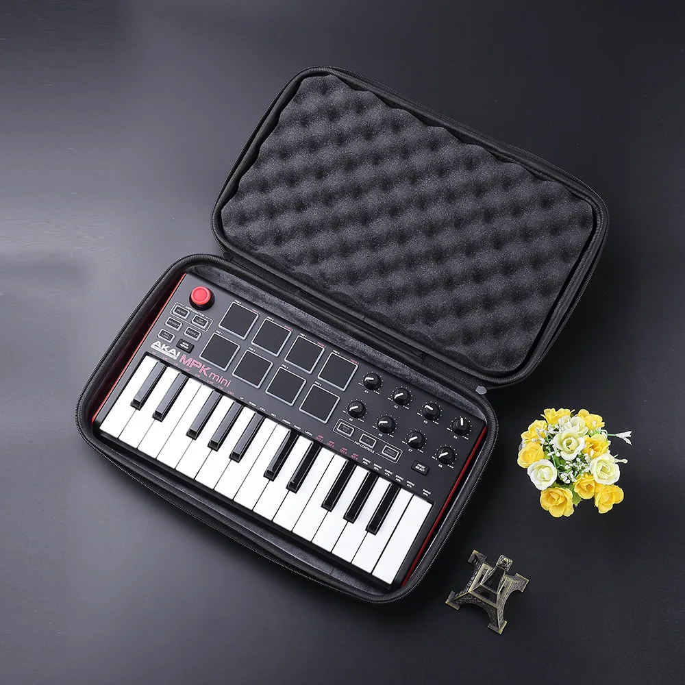 Портативный EVA чехол для акаи Профессиональный МПК мини MKII& МПК мини игровой | 25 Ultra-Портативный USB MIDI Drum& контроллер клавиатуры