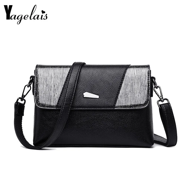 

2019 Famous Brands Women Bag High Quality Frosted Leather Messenger Bags Female Crossbody Square Inclined Shoulder Fashion