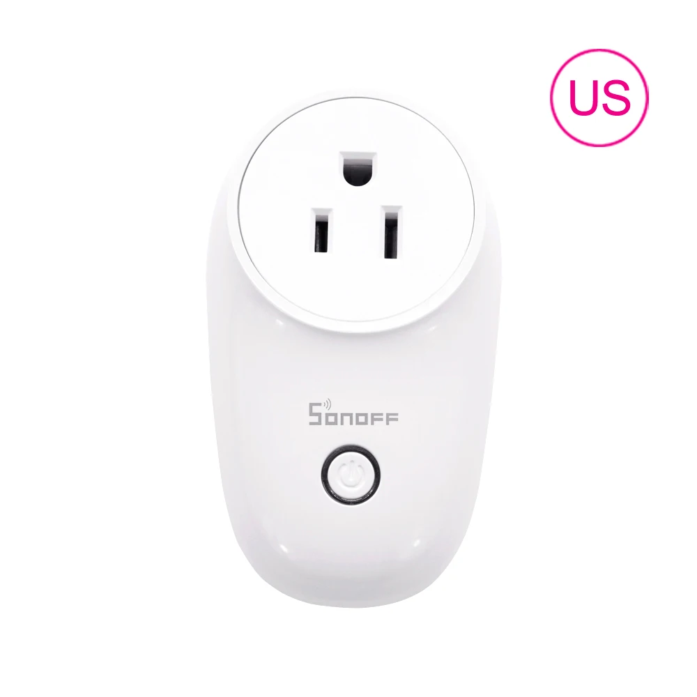 Умная розетка Sonoff S26 с Wi-Fi Беспроводная выключатель для умного дома работает Alexa