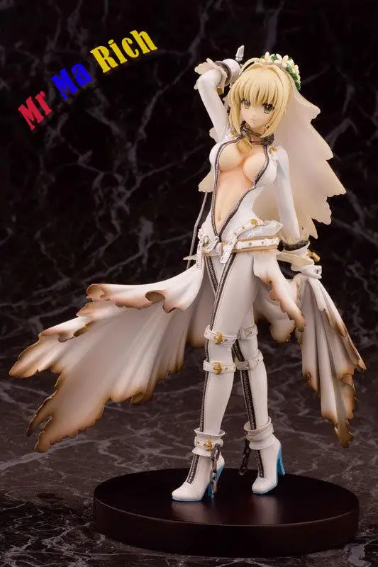 Сексуальная Fate Stay Night Fate/Экстра Ccc Saber экшен-фигурка из ПВХ Da Collezione игрушка |