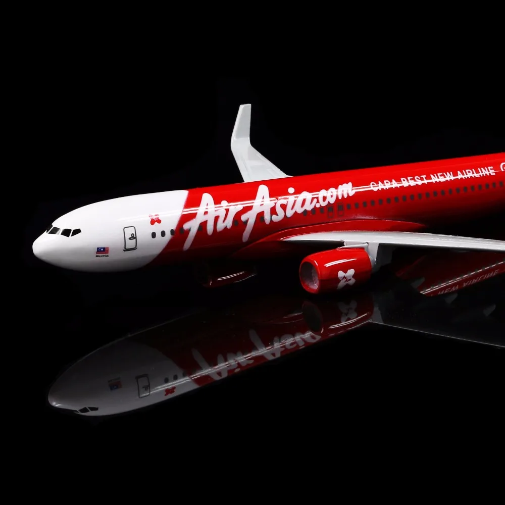 1:400 16 см AirAsia Airlines Boeing 737 металлическая модель самолета украшение офиса игрушка идея подарка
