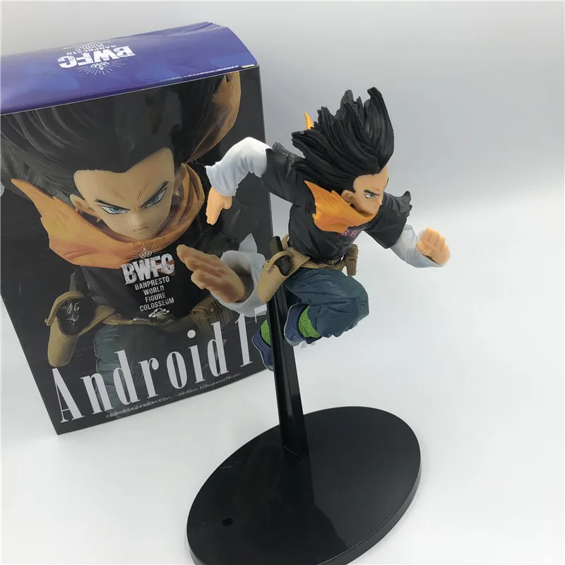 Dragon Ball Z Android 17 экшн-фигурка посыпать Ver. DBZ Goku Fighter Lazuli ПВХ Коллекция Модель 17 см