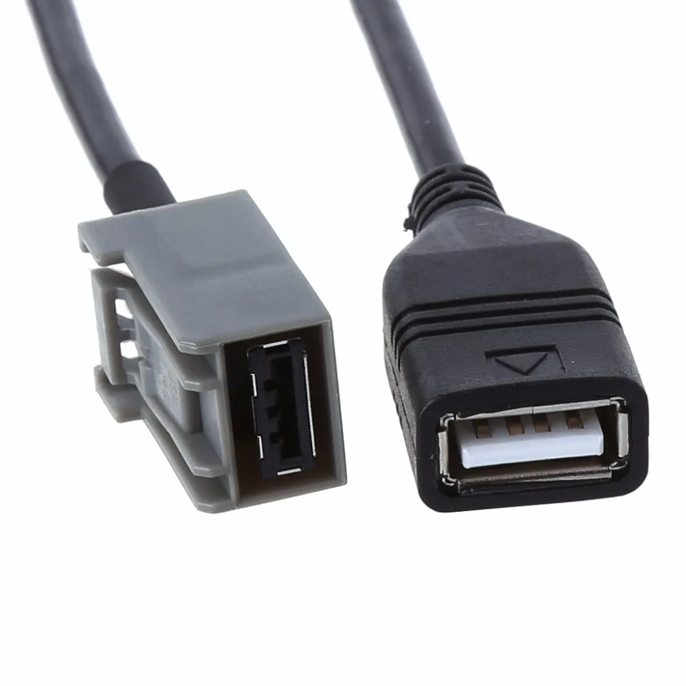 Автомобильный Удлинительный кабель USB 2 0 90 см аудио и музыкальный адаптер провод