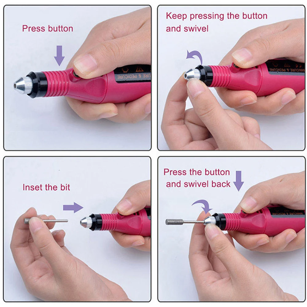 Машинка для маникюра и 1 лист стикеров ногтей | Красота здоровье