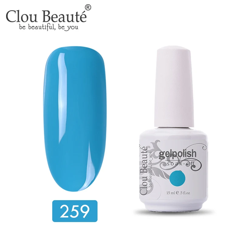 11259 Clou Beaute 47 цветов УФ-гель для ногтей Топ УФ светодиодный гель лак для ногтей Гибридный Полупостоянный Гель-лак для ногтей - Цвет: 11259