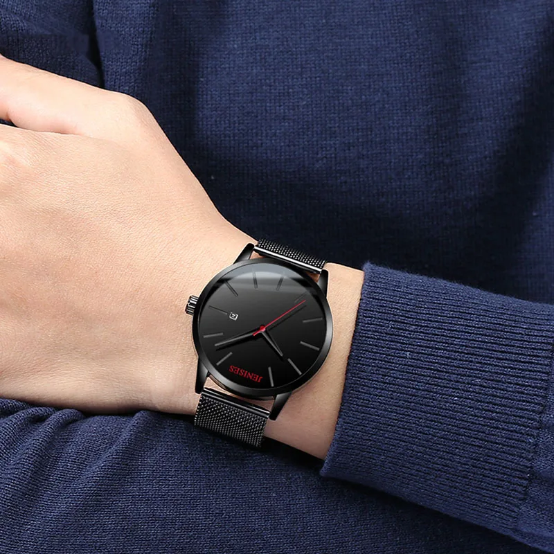 Мужские деловые наручные часы 2019 мужские классические новые роскошные Брендовые