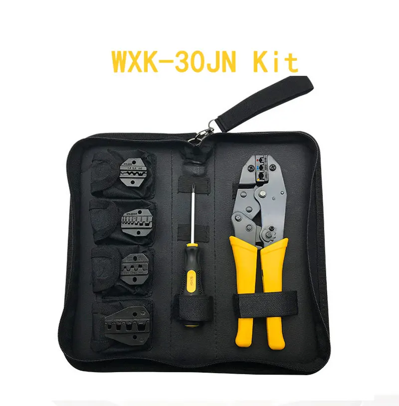 WXK-30JN Обжимной инструмент 4 в 1 Обжимные щипцы инструмент RV/SV/UT/OT терминал наконечник инструмент для обжимки ручной - Цвет: WXK-30JN