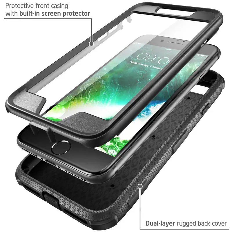 Чехол для iphone 7/8 4,7 дюйма i-Blason Armorbox, полный корпус, сверхмощный ударопрочный бампер, крышка со встроенным протектором экрана