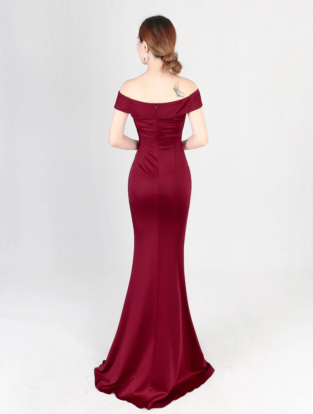 Sexy Deep dresses woman party night 2020 Backless Off Shoulder Split mermaid prom dress Evening Gown Party Dress | Свадьбы и