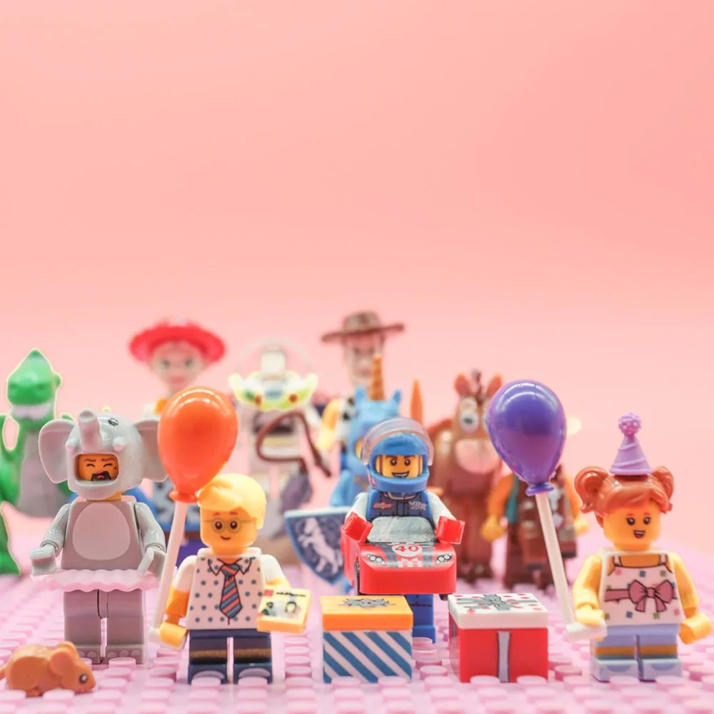 Герои мультфильмов Базз Лайтер Вуди город серии Legoingly друзья Кирпичи Модель playmobil