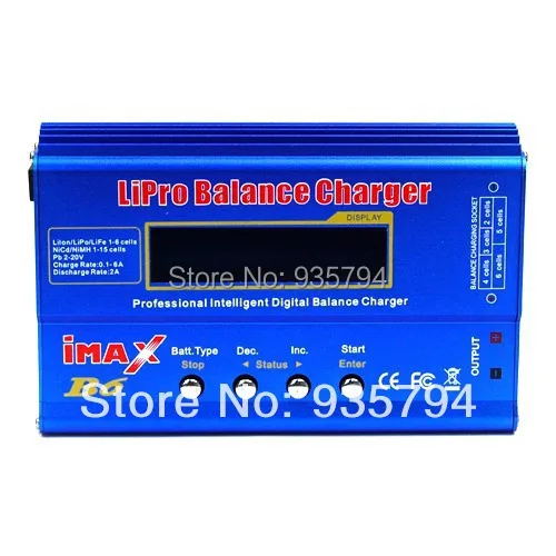 Бесплатная доставка обновление до 80 Вт Цифровое зарядное устройство 1 6S Lipo NiCd NiMh