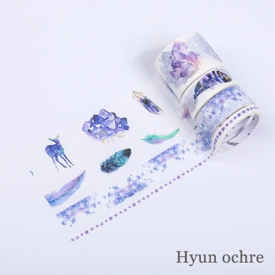 JIANWU 4 шт./компл. васи ленты DIY Цветная серия пуля Дневник Декор клейкие ленты наклейки скрапбук поставки наклейки kawaii - Цвет: xuanzi